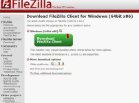 파일질라 다운로드 페이지